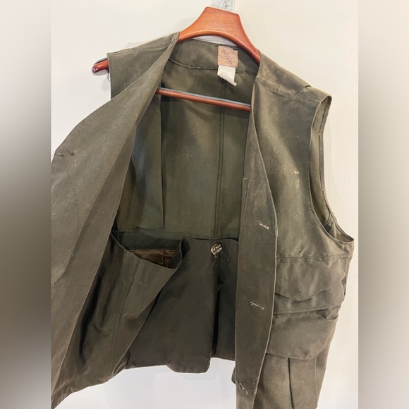 Vintage Filson Hunting / Fishing Cover Cloth vest. - Picture 2 of 7